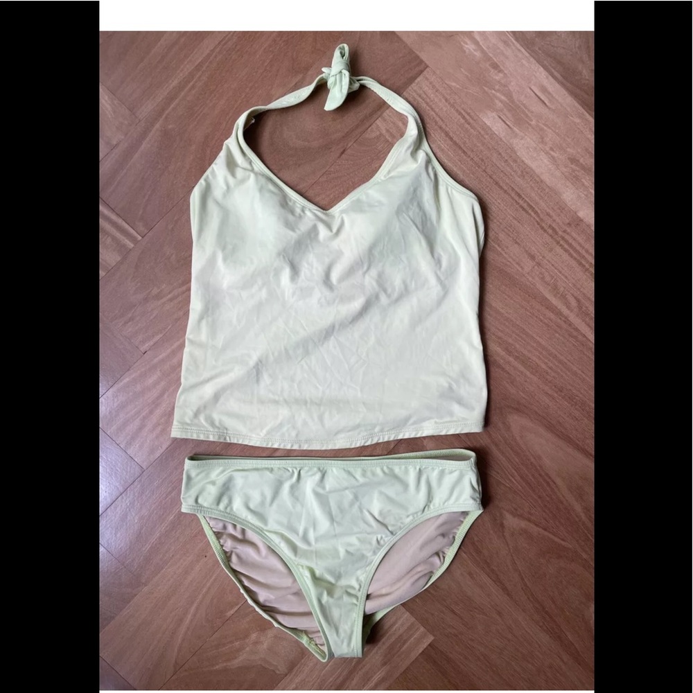Lilly Pulitzer vintage green euc Tankini size 8